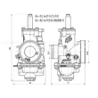 Kép 3/3 - Karburátor CP 17,5mm Minarelli, CPI, Keeway, Gilera, Piaggio Polini