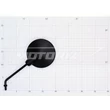 Kép 2/2 - Tükör jobb fekete Derbi Senda, Gilera RCR, SMT, Rieju MRT, RRX (M8 - BM) (E-jeles) Vicma