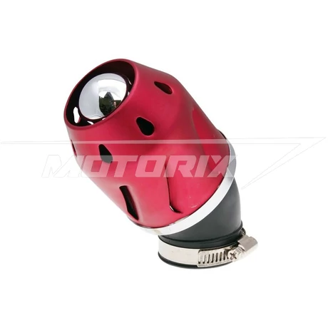 Levegőszűrő "Grenade" 42mm hajlított piros 101-Octane
