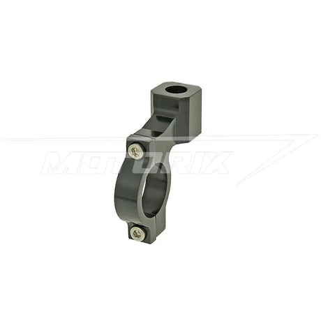 Kormányra szerelhető tükörtartó M10 jobbmenetes (22mm kormányhoz) fekete CNC V-parts