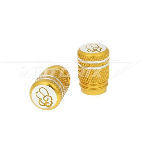 Szelepsapka szett "Peace" alumínium arany V-parts