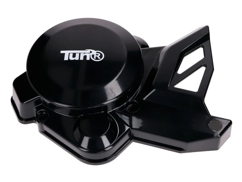 Gyújtásfedél Aprilia RX, SX, Derbi Senda, GPR, Gilera RCR, SMT (D50B) fekete Tun'R