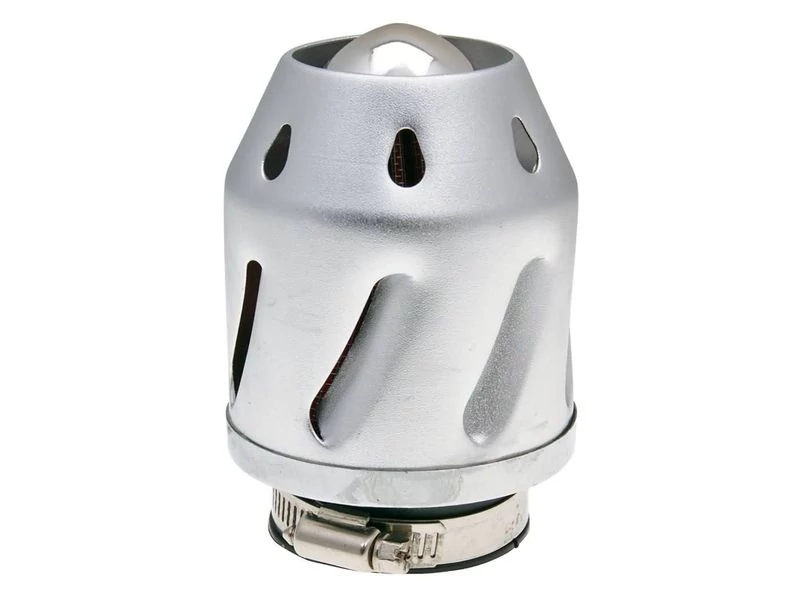Levegőszűrő Grenade 42/48mm egyenes ezüst 101-Octane