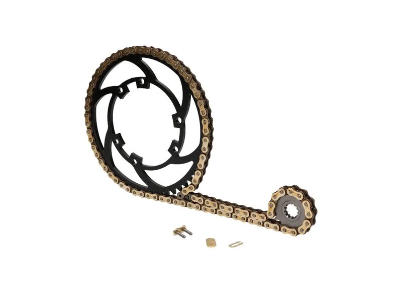 Láncszett 14/53 fog 420 Derbi Senda SM, Gilera SMT (EBE) Premium 101-Octane