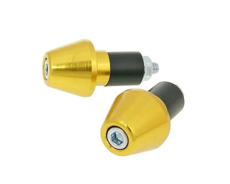 Kormányvég arany 17,5mm CNC-mart Vicma
